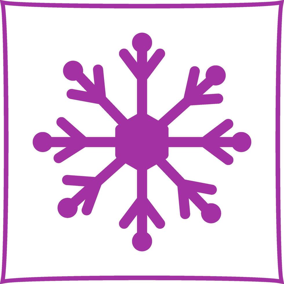 sneeuwvlok vector pictogram