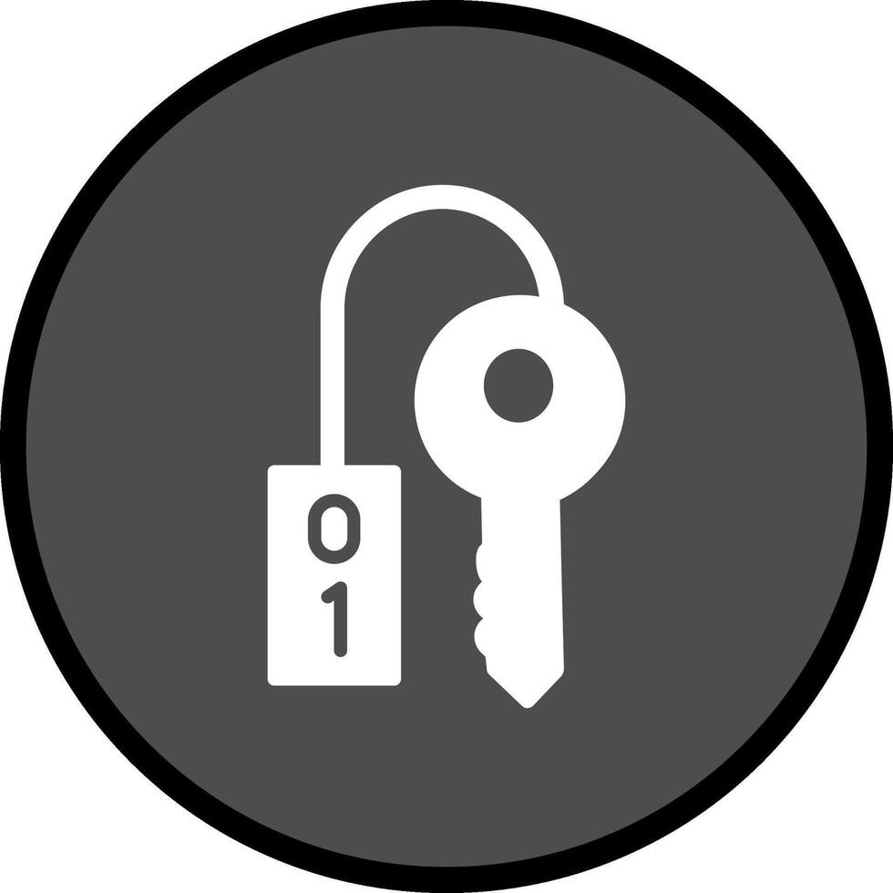 hotel sleutels vector icoon