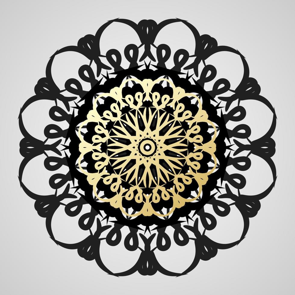 mandala vectorelement ronde ornament decoratie vector