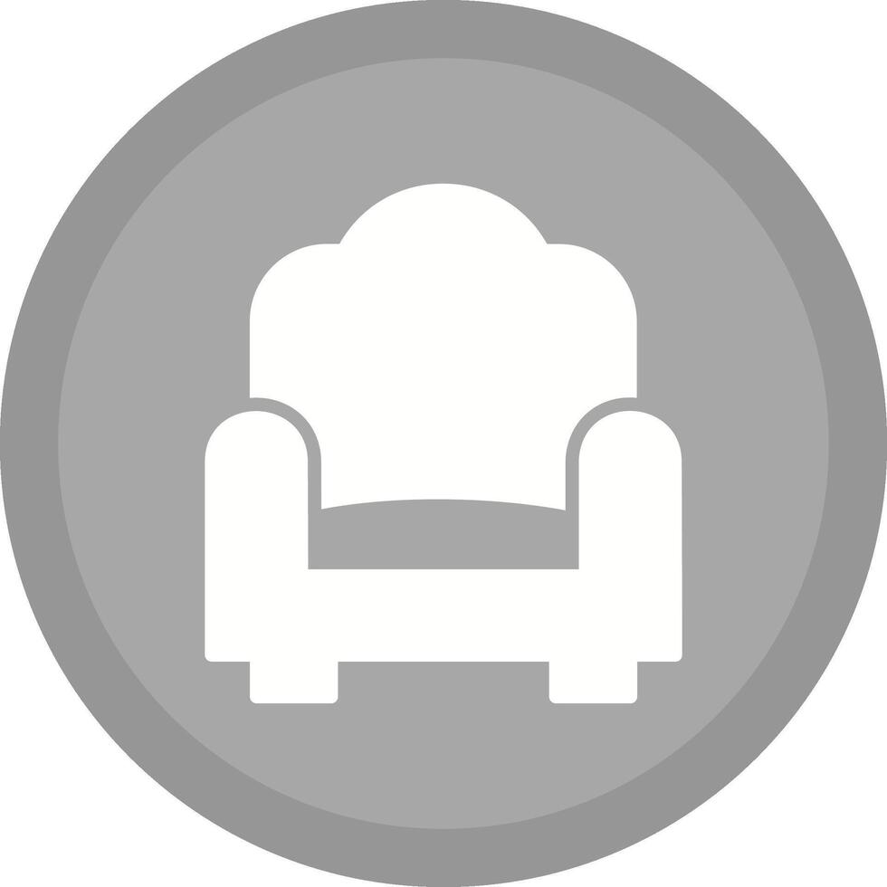 single sofa vector icoon