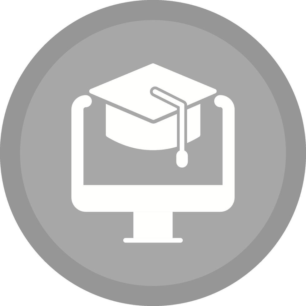 online onderwijs vector icoon