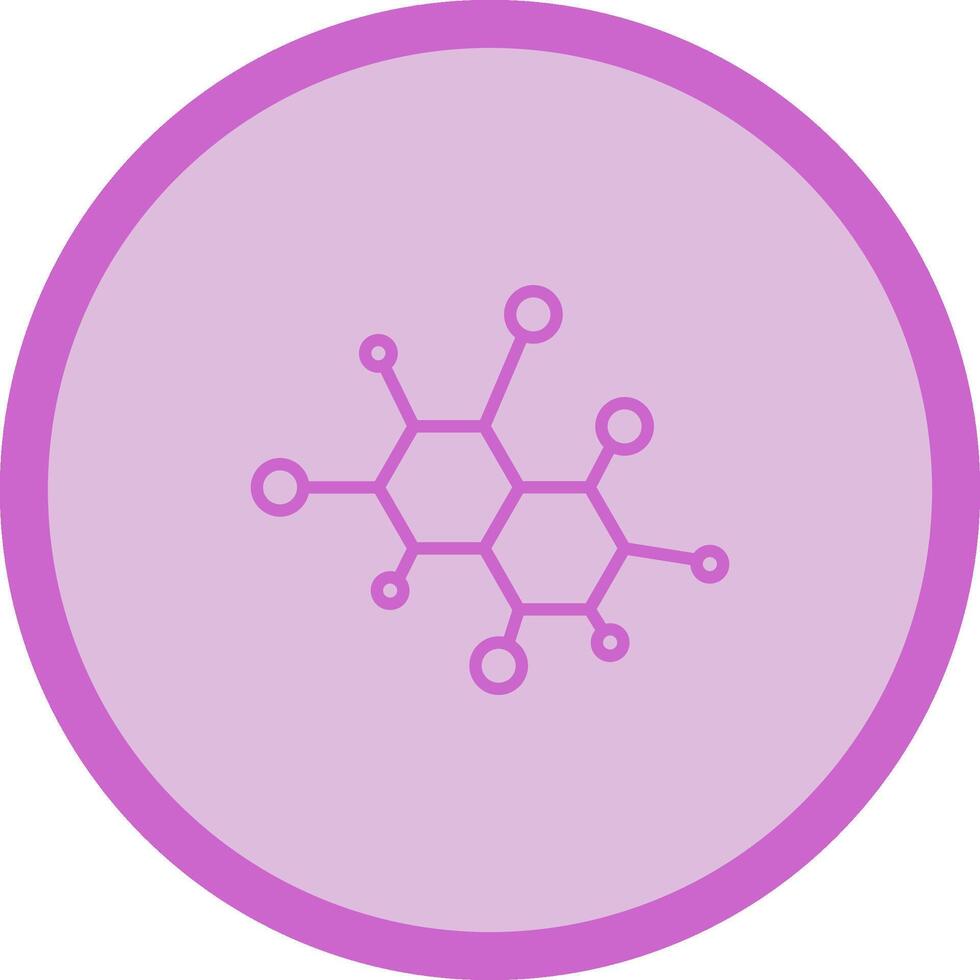 molecuul vector pictogram