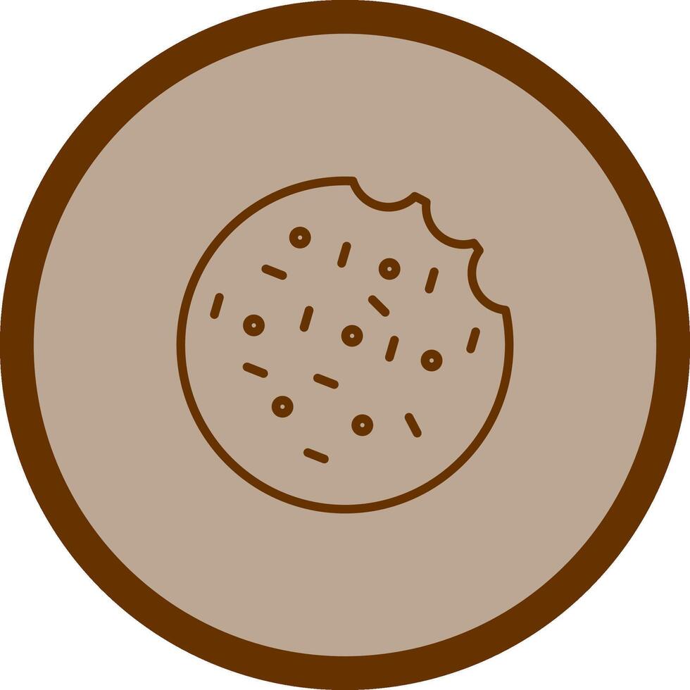 cookie vector icoon