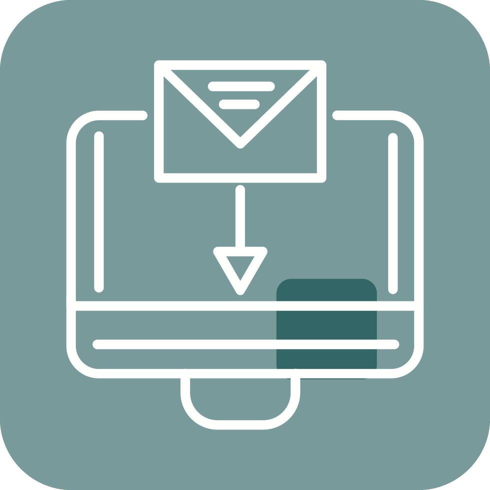 mail uploaden vector icoon