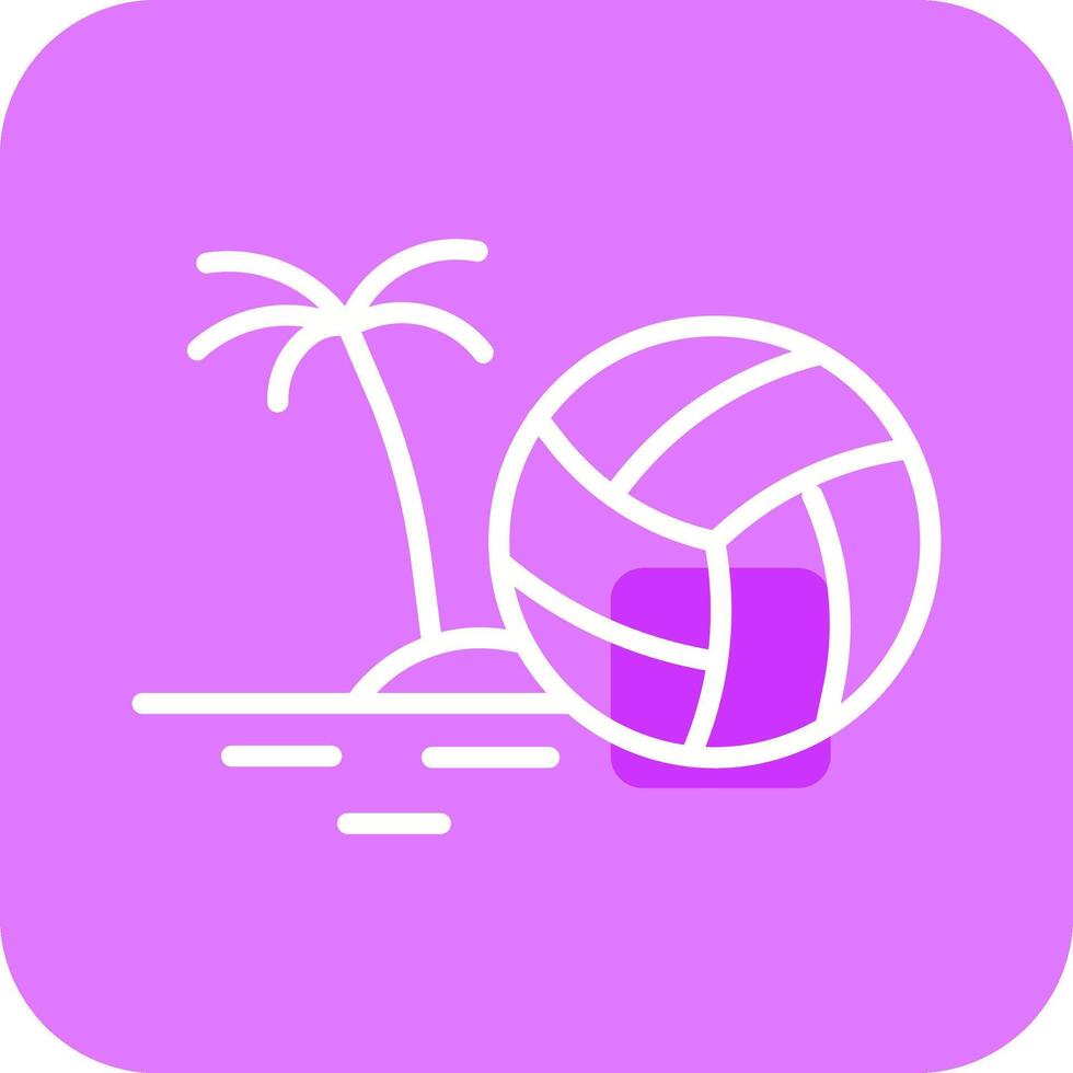 strand volleybal vector icoon