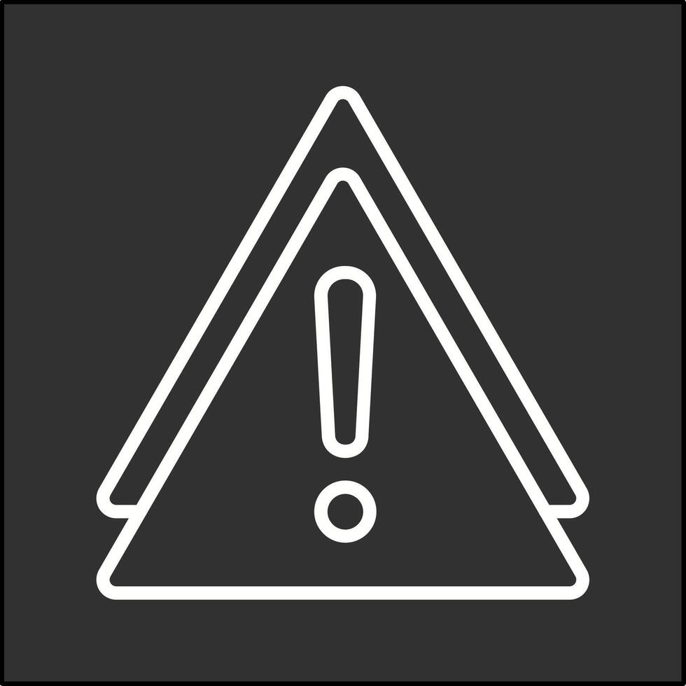 waarschuwingsbord vector icon