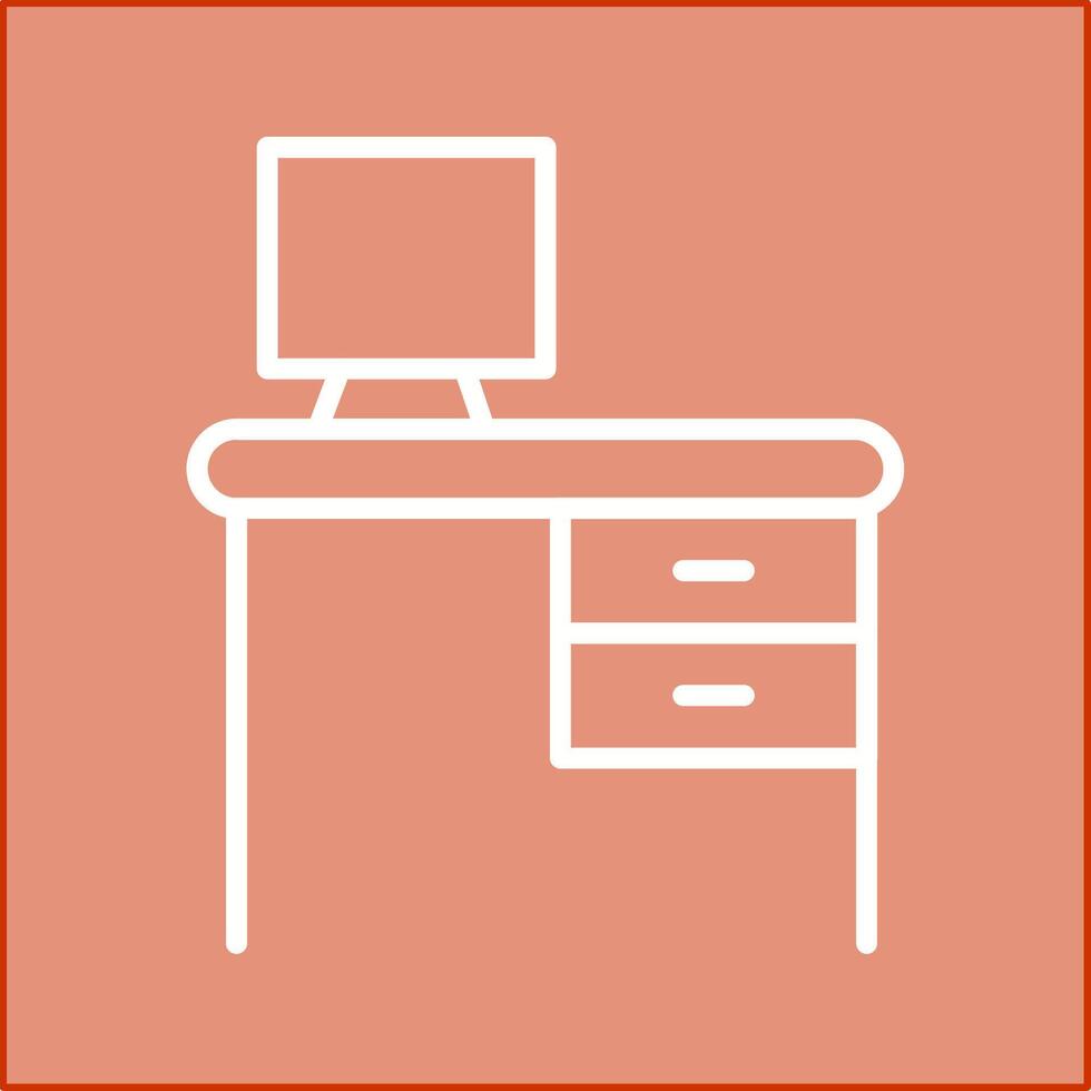 bureau vector pictogram