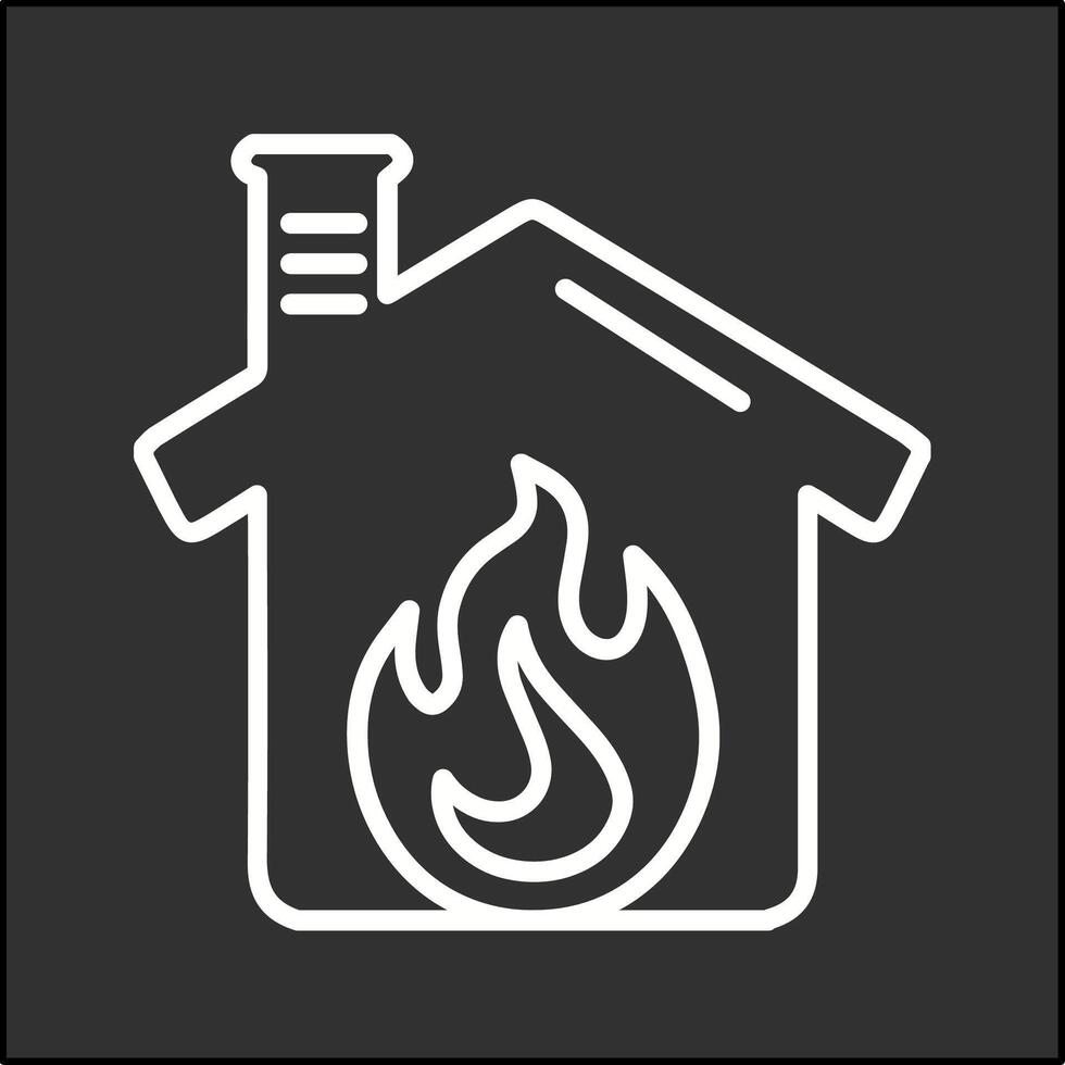 huisbrand vector icoon