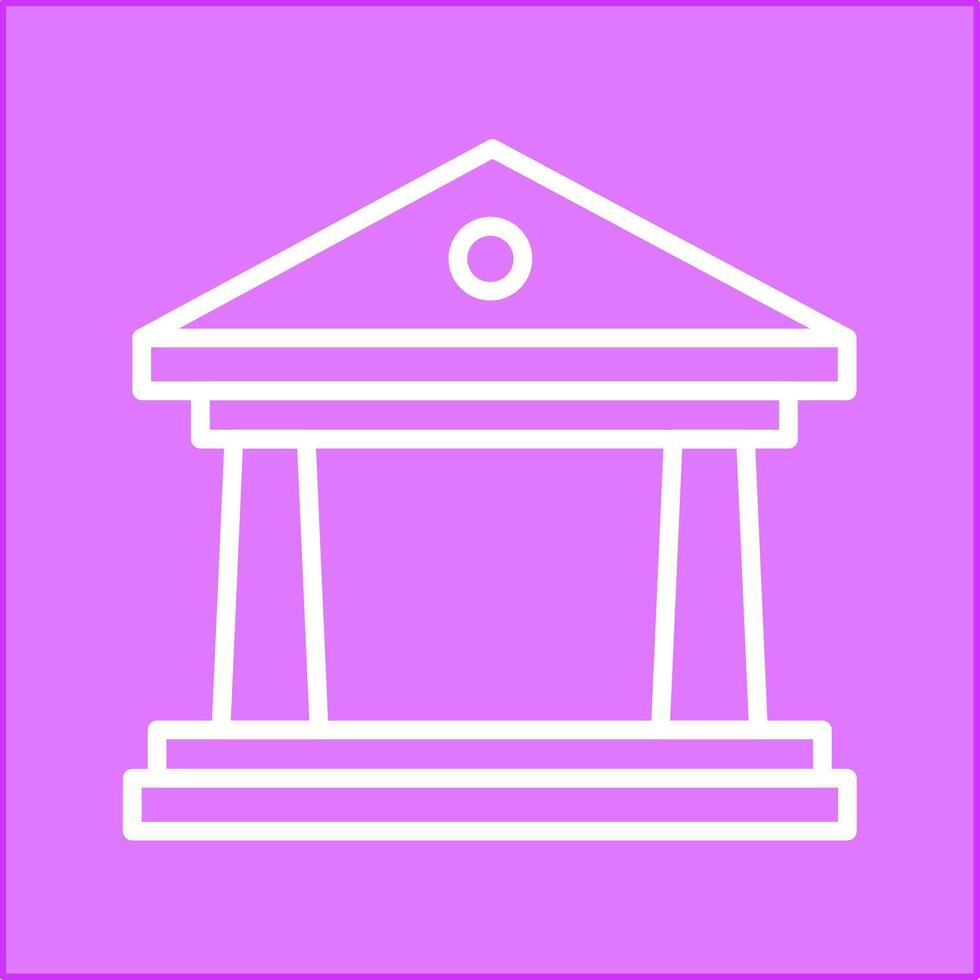 bank vector pictogram