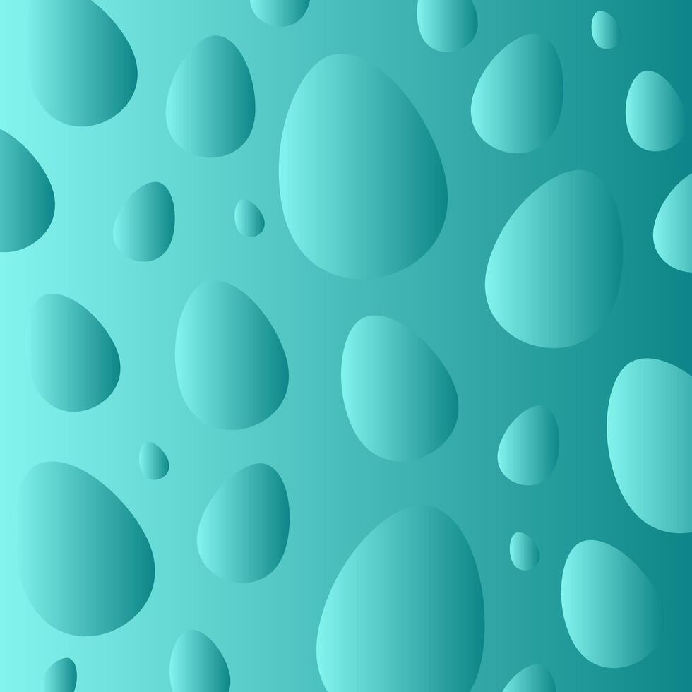 plein Pasen munt achtergrond met eieren voor tekst en woord. voorjaar illustratie in vlak stijl. vakantie vector clip art voor ontwerp van kaart, banier, folder, poster