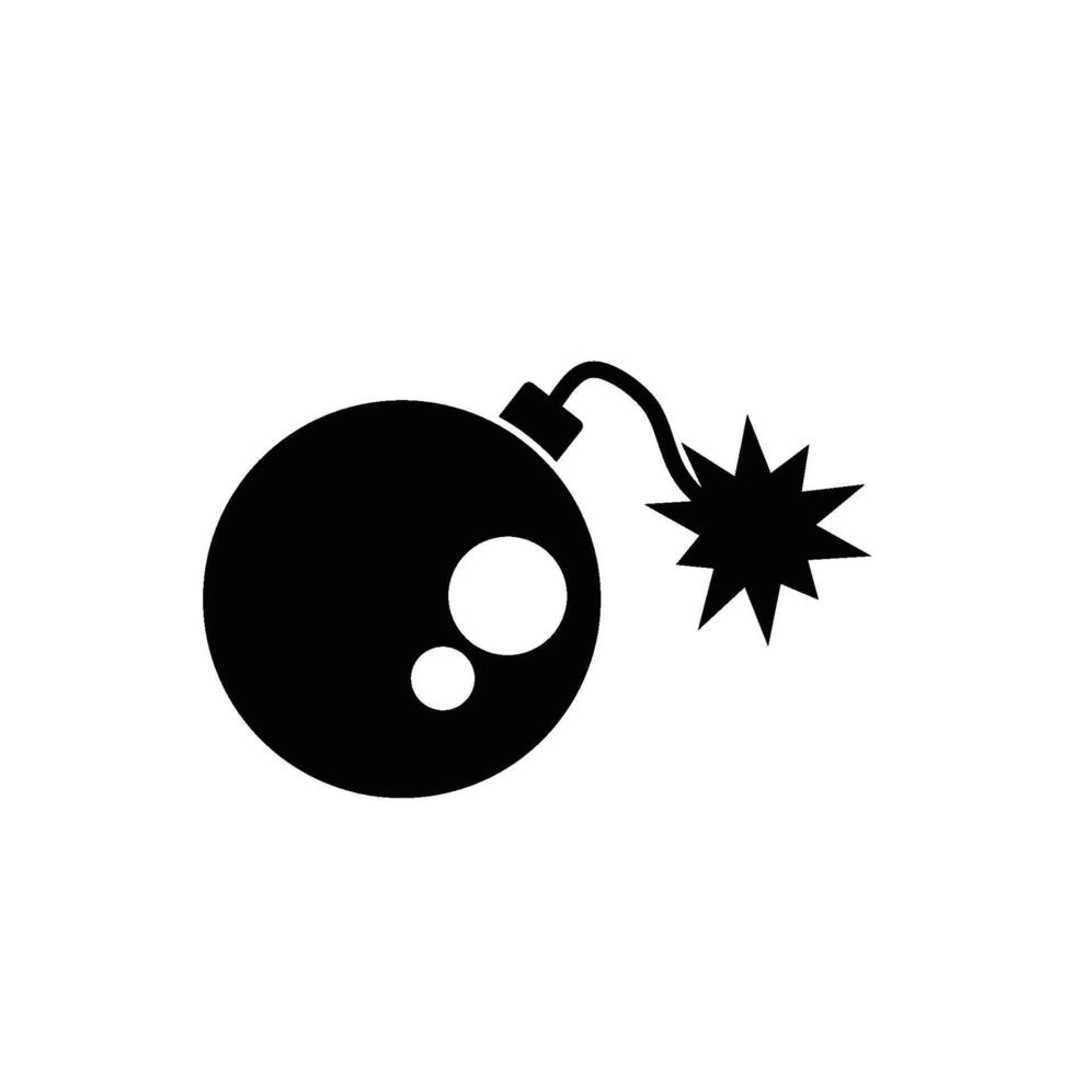 ronde bom icoon ontwerp sjabloon vector