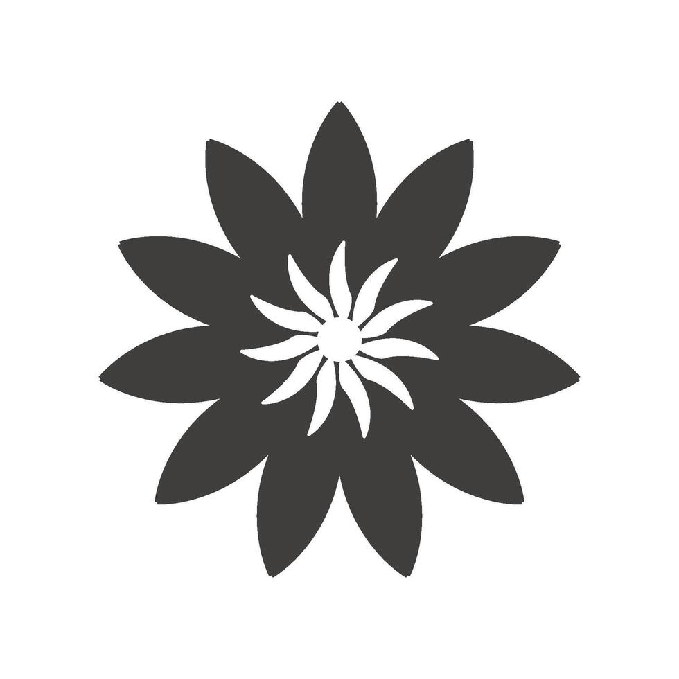 bloem icoon vector ontwerp Sjablonen