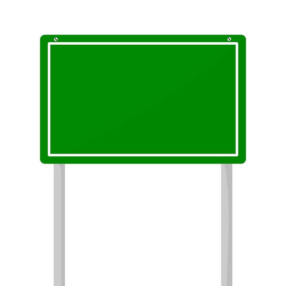 weg teken geïsoleerd Aan een achtergrond. groen verkeer vector