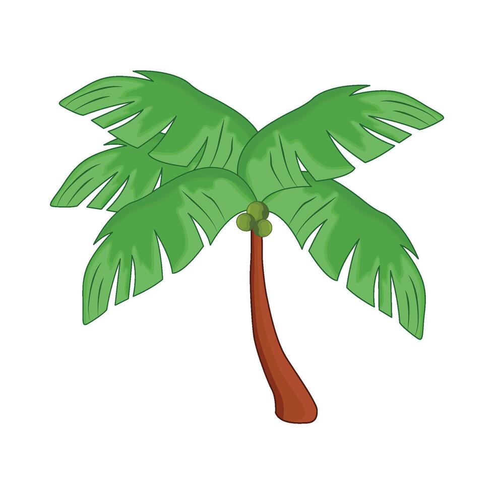 illustratie van palm boom vector