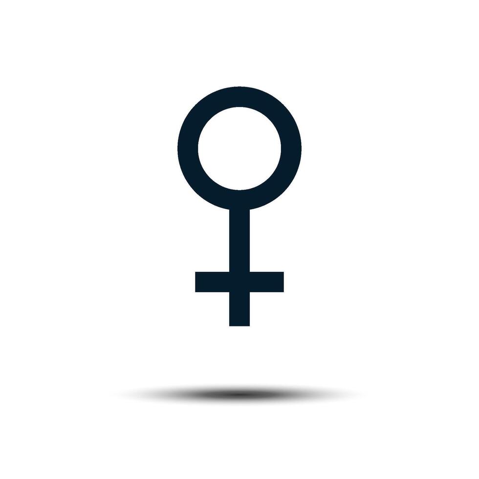 Dames geslacht teken icoon vector logo sjabloon illustratie ontwerp eps 10.