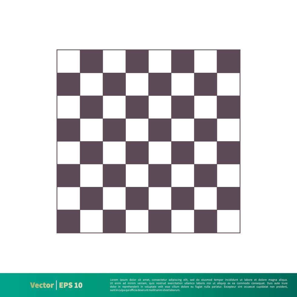 schaak bord icoon vector logo sjabloon illustratie ontwerp. vector eps 10.