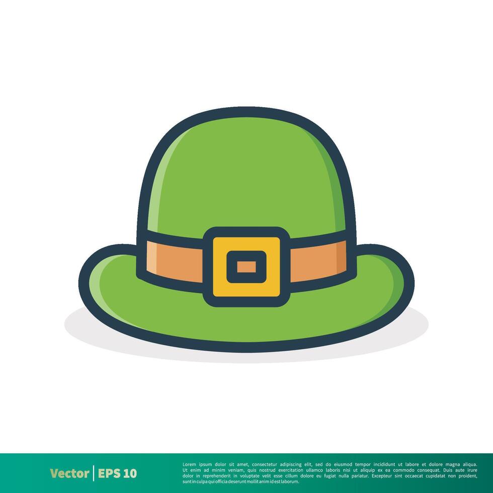 st. Patrick dag icoon vector logo sjabloon illustratie ontwerp. vector eps 10.