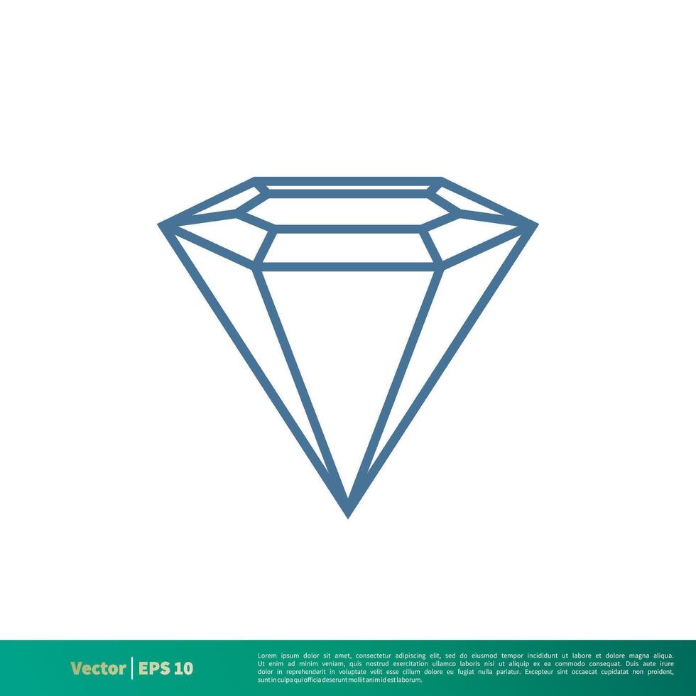 diamant icoon vector logo sjabloon illustratie ontwerp. vector eps 10.