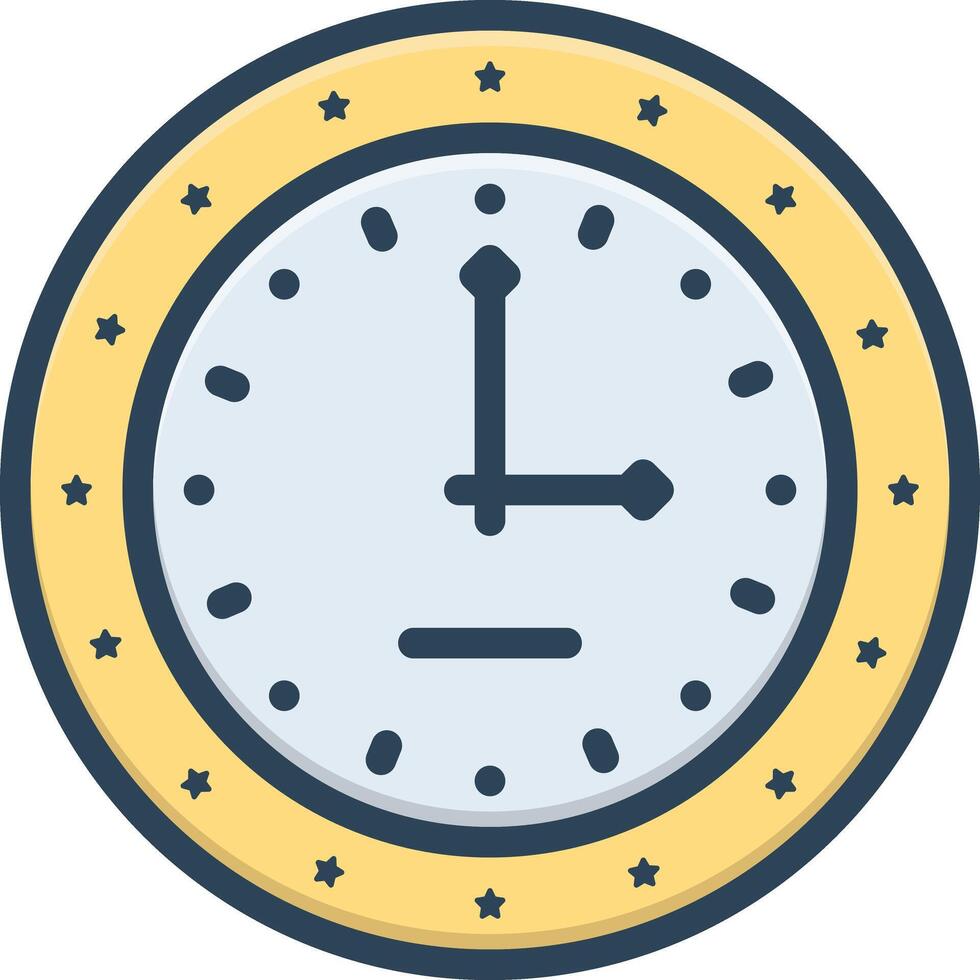vector kleur icoon voor timer