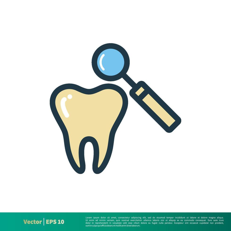 tandarts, tandheelkundig zorg behandeling icoon vector logo sjabloon illustratie ontwerp. vector eps 10.