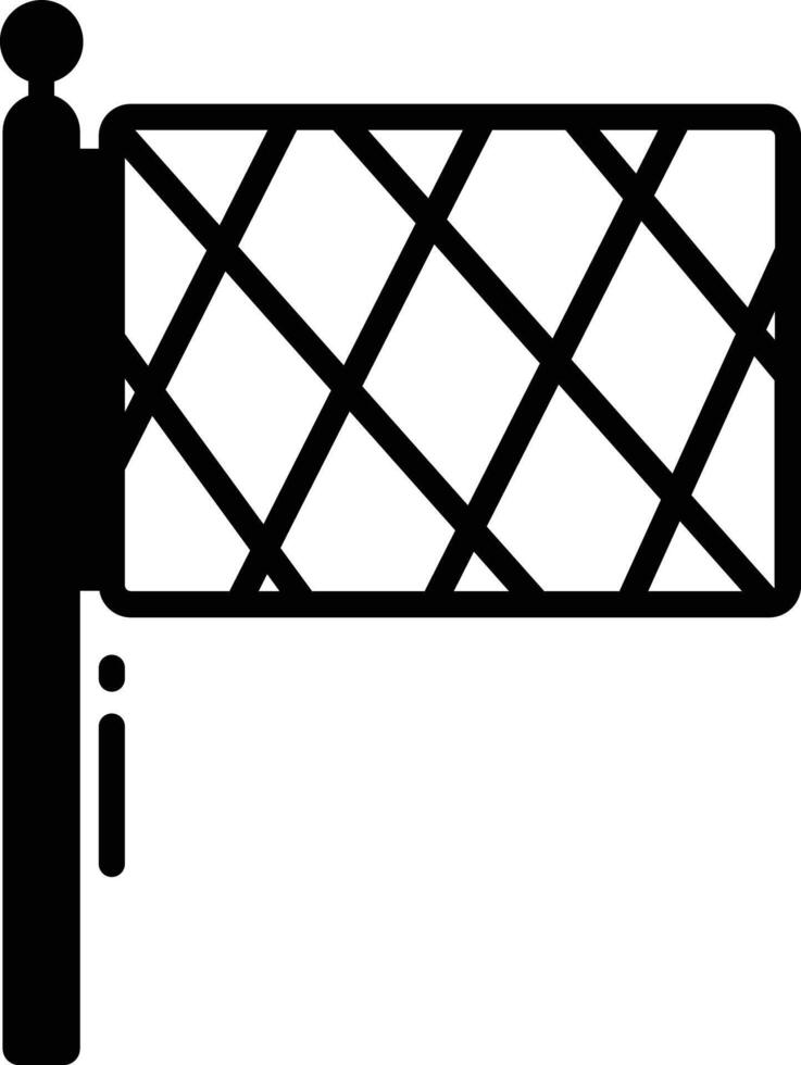 Beiers fest vlag glyph en lijn vector illustratie