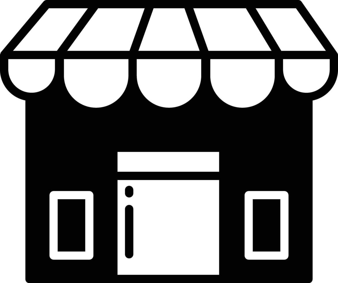 winkel glyph en lijn vector illustratie