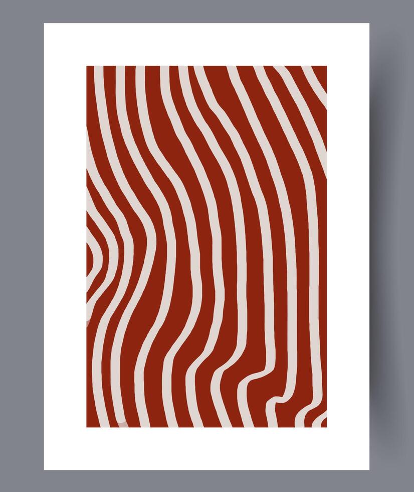 Scandinavisch abstract vector afdrukken. minimalistisch abstract muur kunst achtergrond voor afdrukken. Scandinavisch vector stijl.