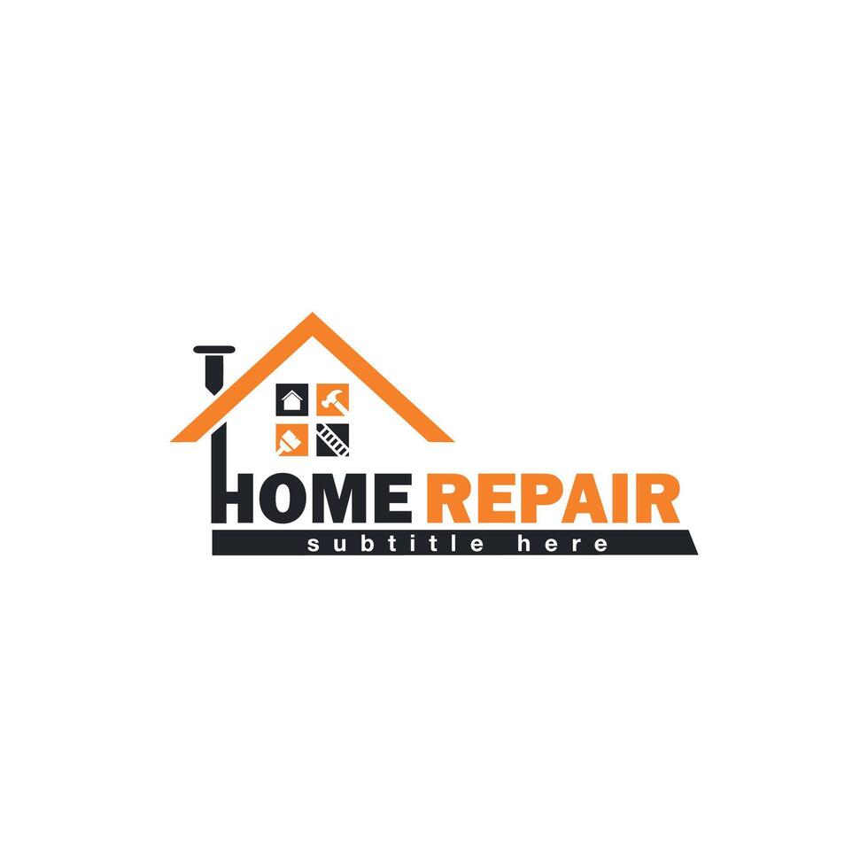 huis Bouwers reparatie verbouwing logo ontwerp vector icoon illustraties.