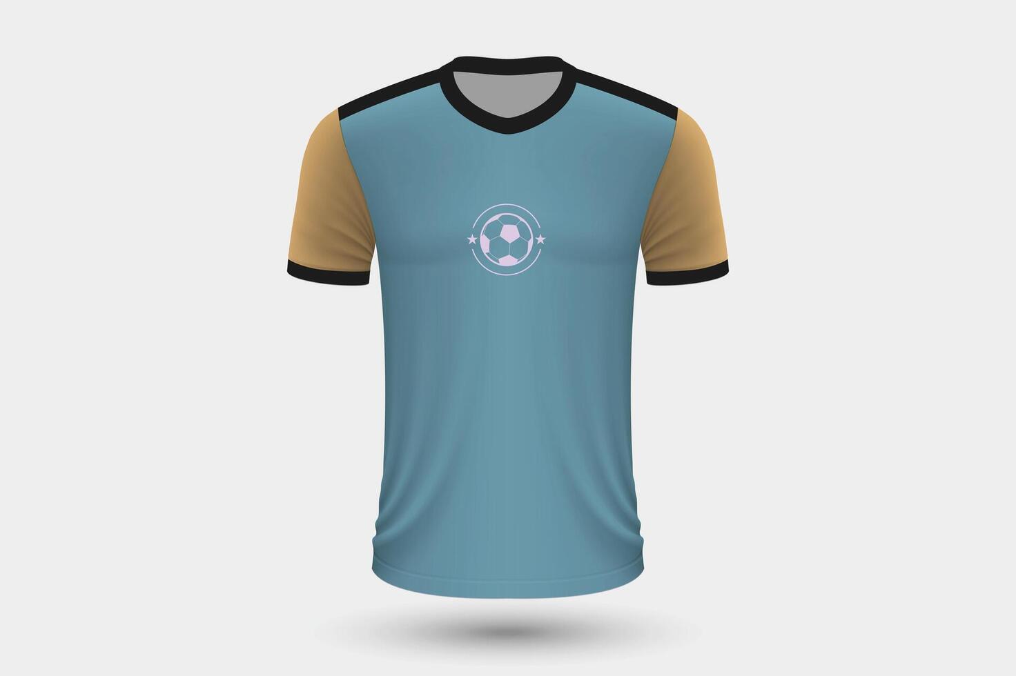 realistisch voetbal overhemd Duitsland huis Jersey sjabloon voor Amerikaans voetbal uitrusting. vector