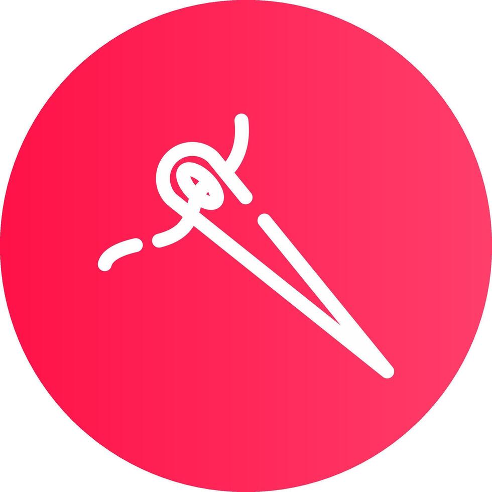 naald- creatief icoon ontwerp vector