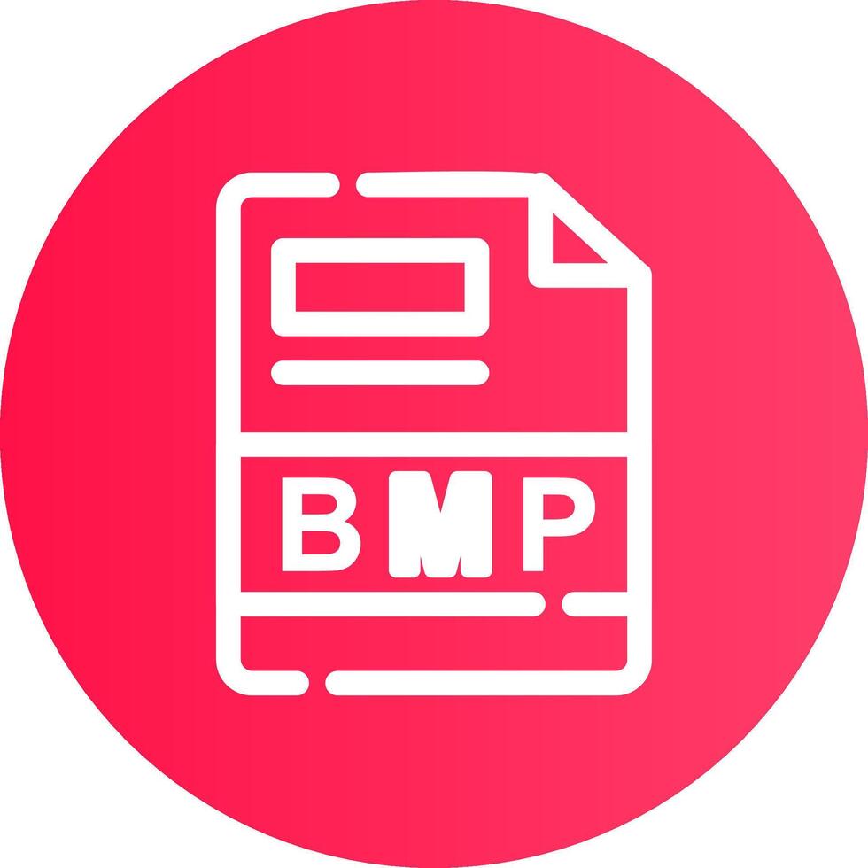bmp creatief icoon ontwerp vector