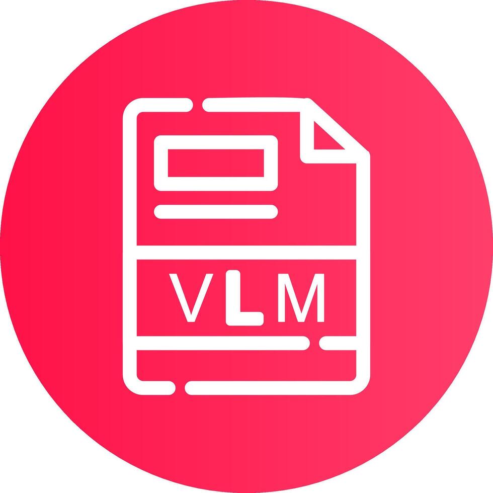 vlm creatief icoon ontwerp vector