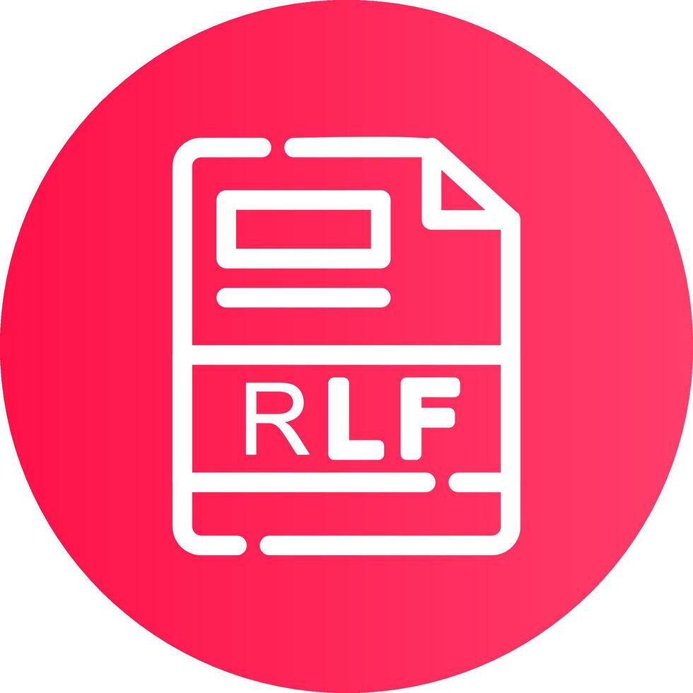 rlf creatief icoon ontwerp vector