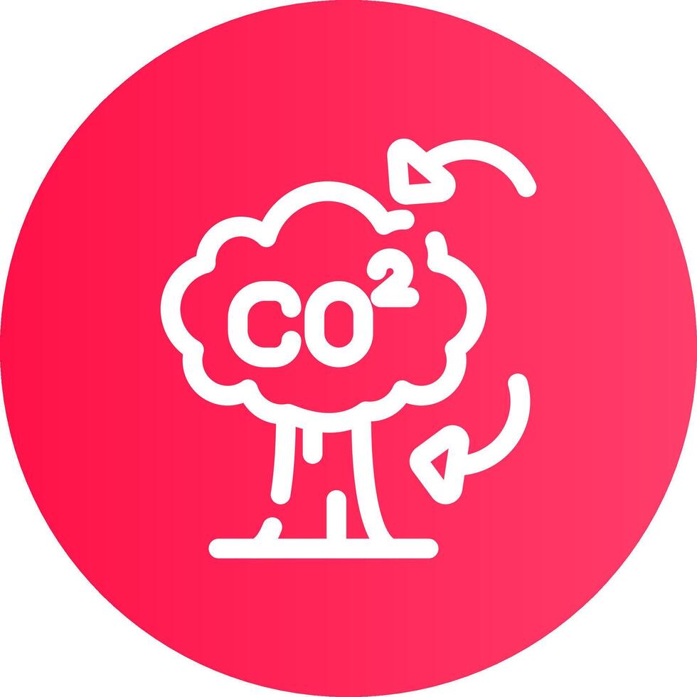 co2 creatief icoon ontwerp vector