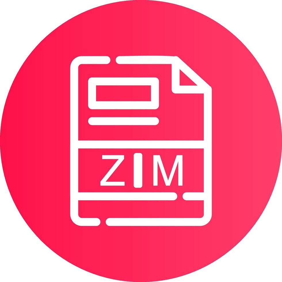 zim creatief icoon ontwerp vector