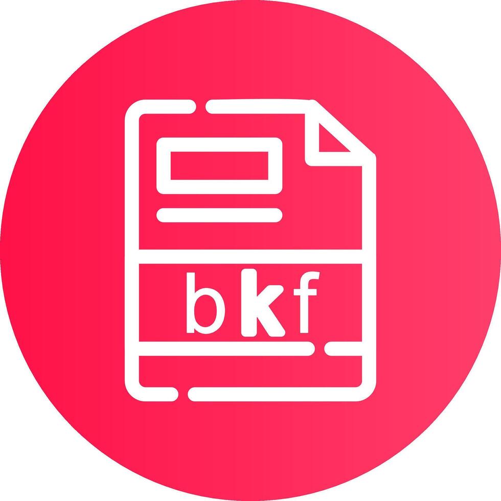 bkf creatief icoon ontwerp vector