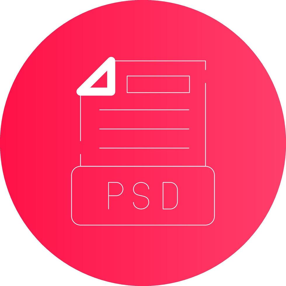 psd het dossier creatief icoon ontwerp vector