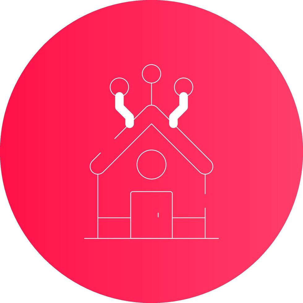 huis netwerk creatief icoon ontwerp vector