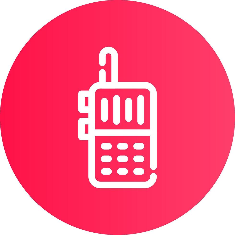 walkie talkies creatief icoon ontwerp vector