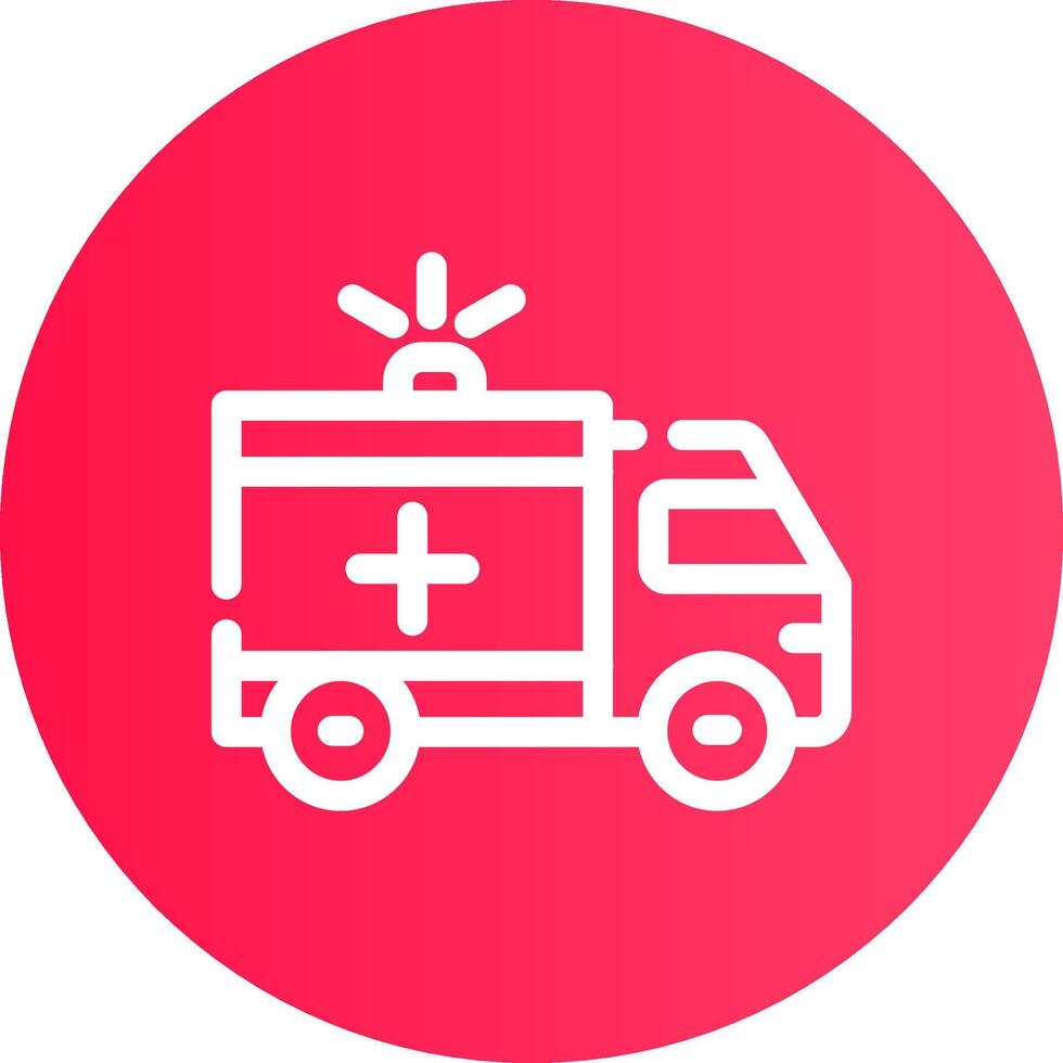 ambulance creatief icoon ontwerp vector