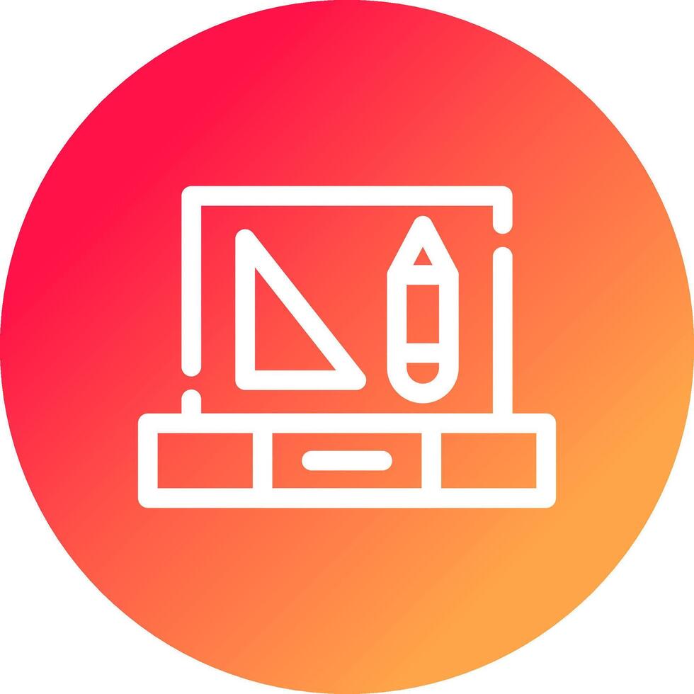 laptop creatief icoon ontwerp vector