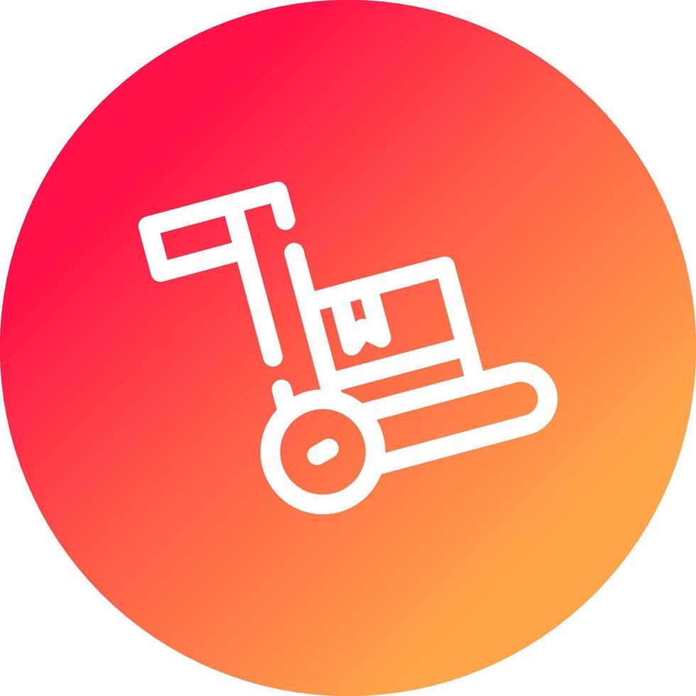 trolley creatief icoon ontwerp vector