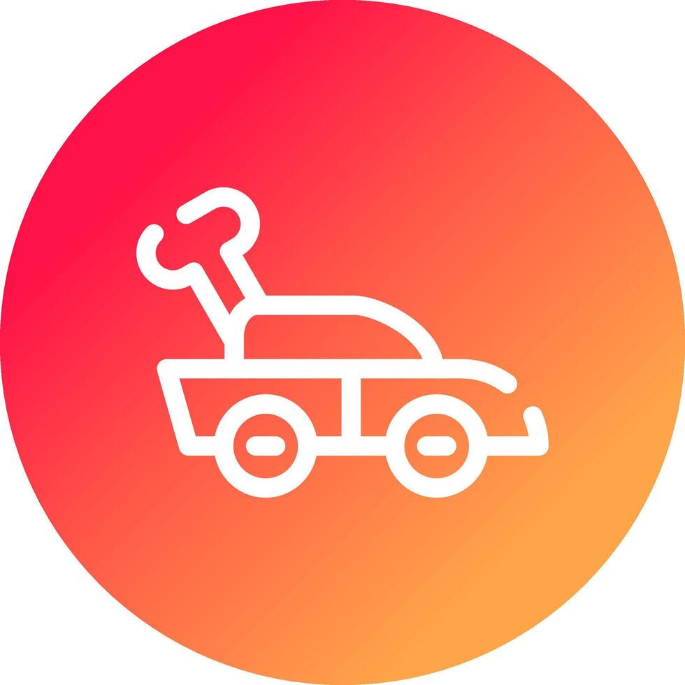 auto speelgoed- creatief icoon ontwerp vector