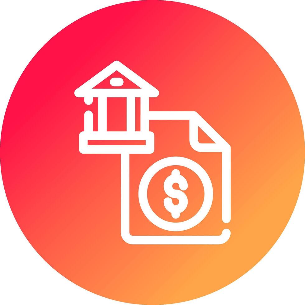 bank app creatief icoon ontwerp vector