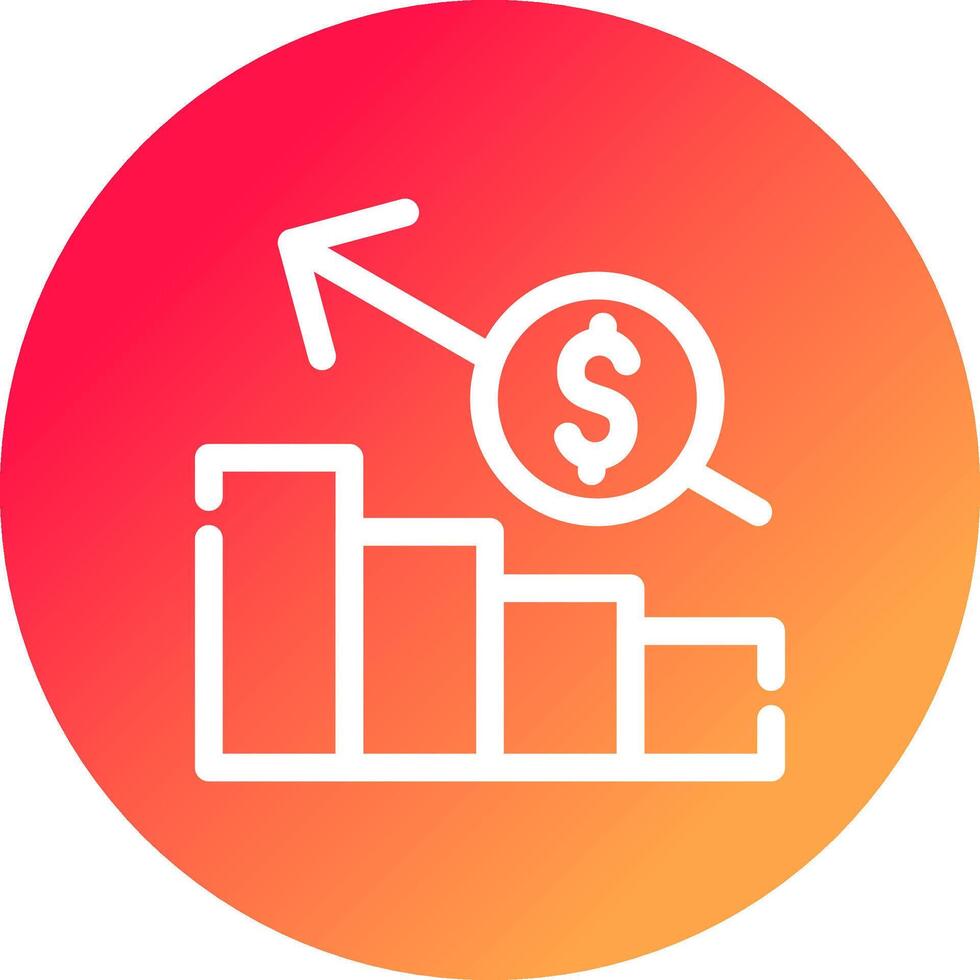 bar diagram creatief icoon ontwerp vector