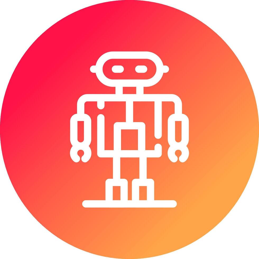 robot creatief icoon ontwerp vector