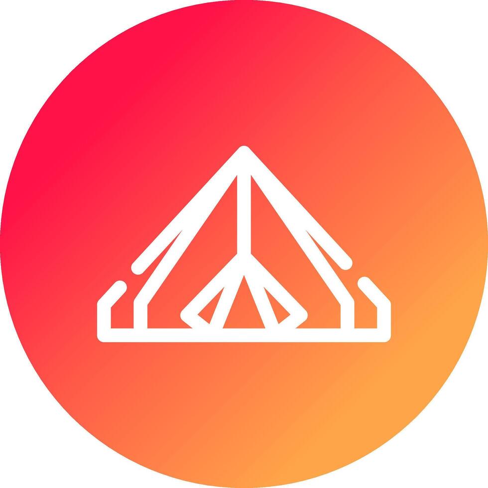 camping creatief icoon ontwerp vector