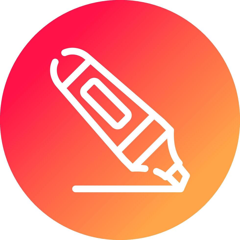 markeerstift creatief icoon ontwerp vector