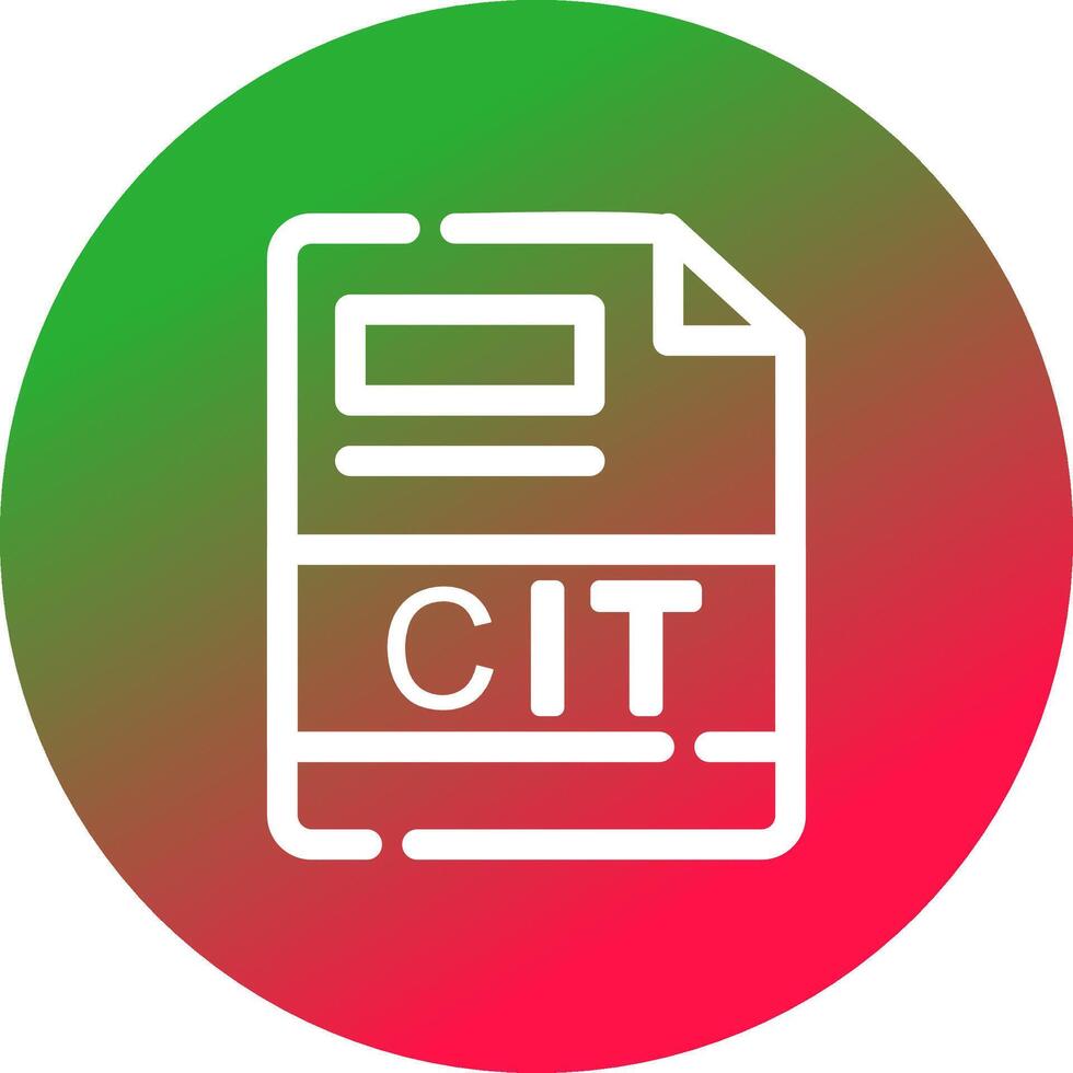 cit creatief icoon ontwerp vector