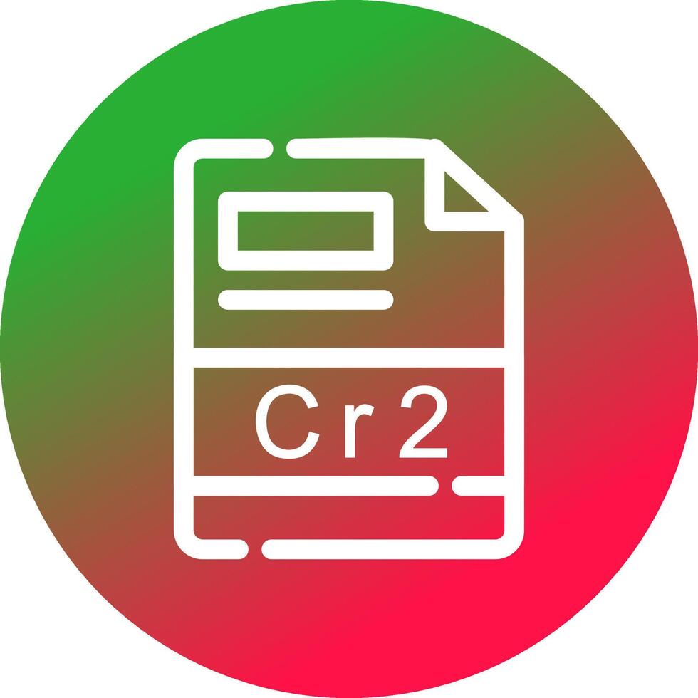 cr2 creatief icoon ontwerp vector